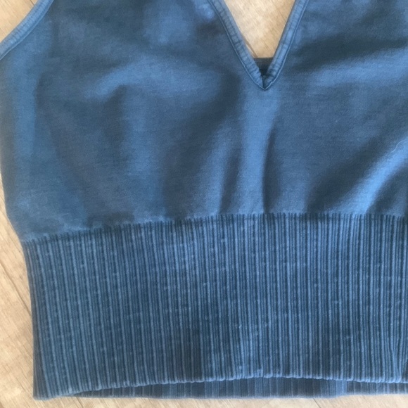 𼳠FP Movement Good Karma Crop in Deepest Navy- XS/S - Picture 7 of 12